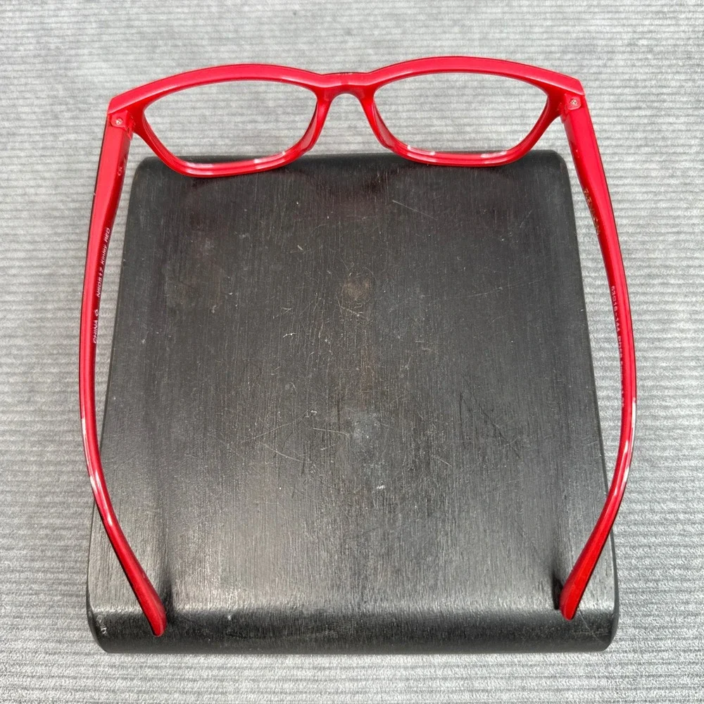 Revlon Kinley‎ Red Black Rectangular Reading Glasses